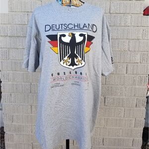 VINTAGE DEUTSCHLAND FUSSBALL 1994 T SHIRT  NEW WITH OUT TAGS XL. B29